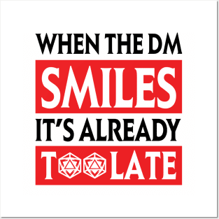 DnD Design When the DM Smiles Posters and Art